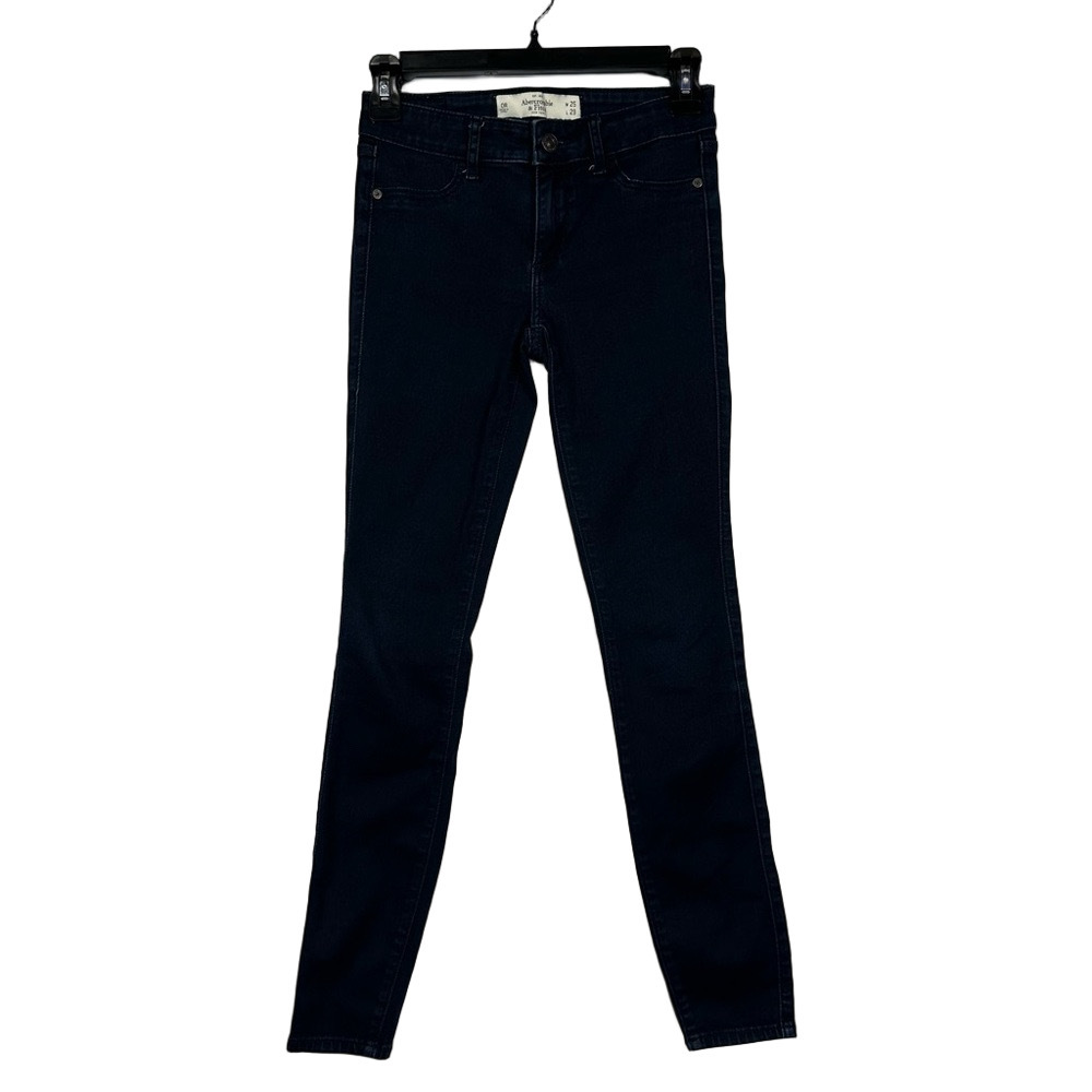Abercrombie & Fitch Dark Blue Skinny Jeans Size 0/ 25
